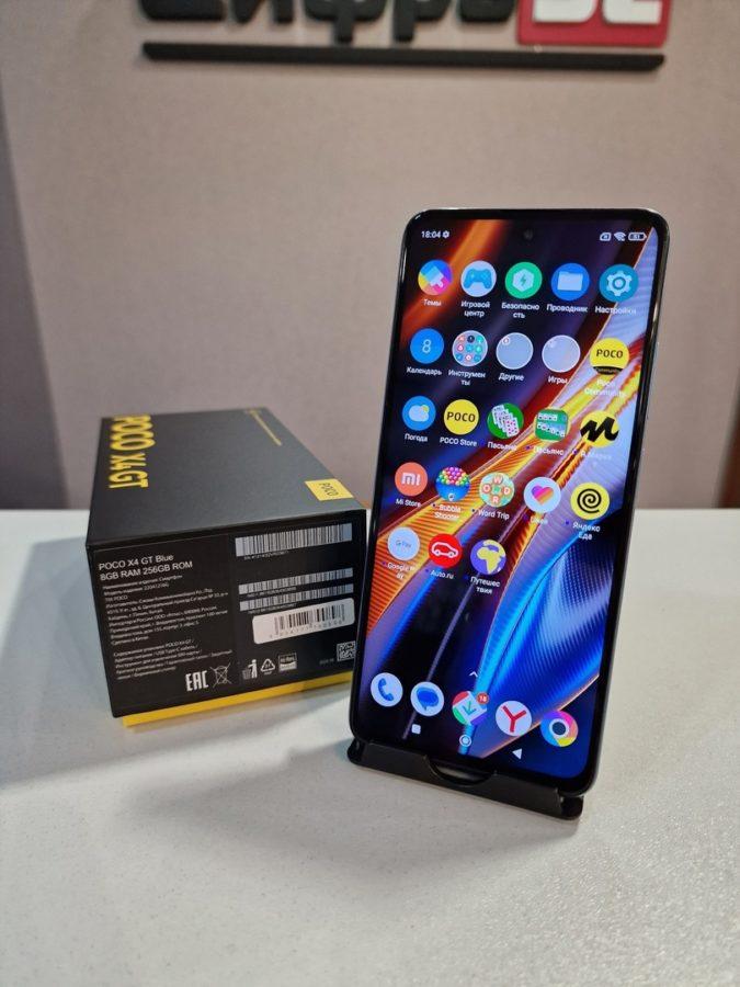 Смартфон Poco X4 GT 8/256 Blue Смартфон Poco X4 GT 8/256 Blue