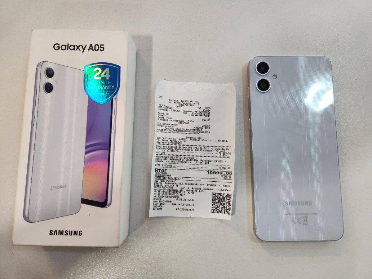 Смартфон Samsung Galaxy A05 64 ГБ Смартфон Samsung Galaxy A05 64 ГБ